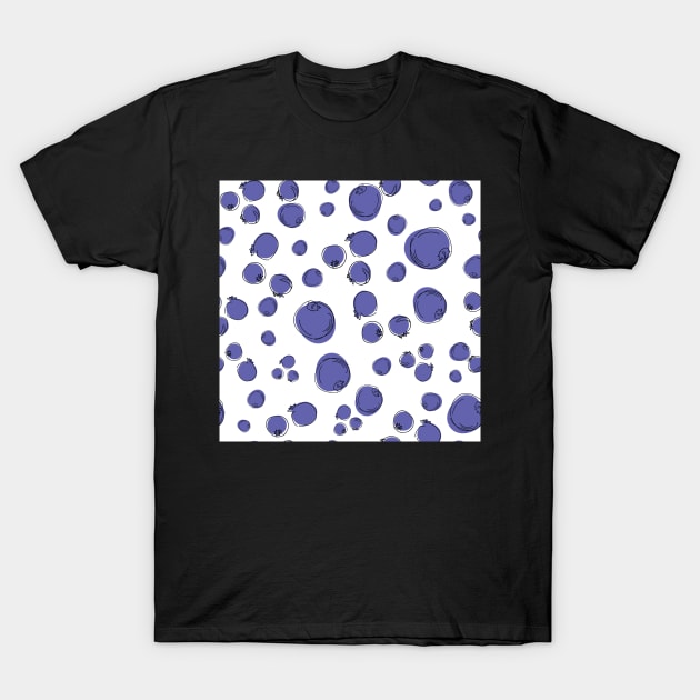 Who spilled the Blueberries? T-Shirt by MegMarchiando